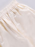 Infant Boy's Red And Cream Silk Blend Kurta And Dhoti Set