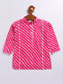 Boy's Pink Cotton Kurta Dhoti Set