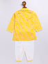 Boy's Yellow Cotton Kurta Dhoti Set