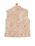 Boy's Rose Gold Silk Blend Nehru Jacket