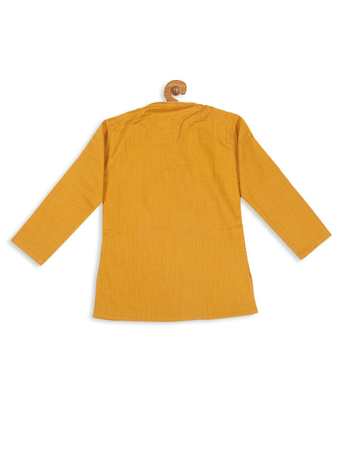 Sishu Boy's Mustard Kurta