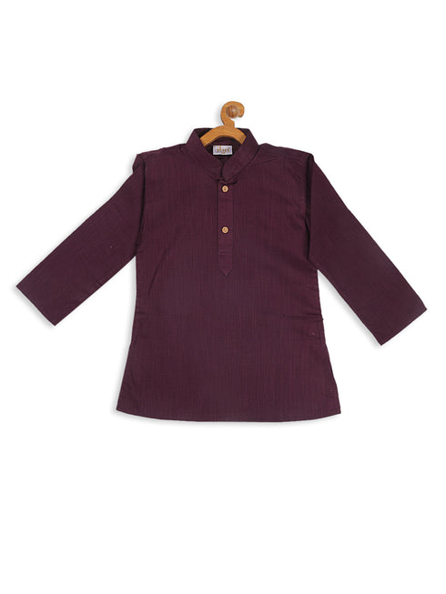 Boy's Purple Kurta