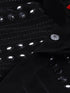 Sishu Boy's' Black Mirror Work Kurta Pyjama Set