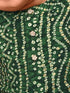 Sishu Boy's' Green Bandhni Kurta And Patiala Set