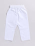 Infant Boy's Yellow And White Cotton Kurta Pyjama Set