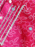 Infant Boy's Pink And White Cotton Kurta Pyjama Set