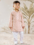 Boy's Mint Green Cotton Kurta Pyjama Set