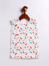 Infant Boy's Multicolor Cotton Blend Kurta Patiala Set