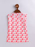 Infant Boy's Pink Cotton Blend Kurta Pyjama Set