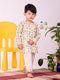 Infant Boy's Multicolor Cotton Blend Kurta Pyjama Set