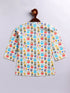 Infant Boy's Multicolor Cotton Blend Kurta Pyjama Set