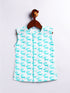 Infant Boy's Aqua Cotton Kurta Pyjama Set