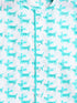 Infant Boy's Aqua Cotton Kurta Pyjama Set