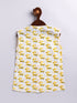 Infant Boy's Yellow Cotton Kurta Pyjama Set