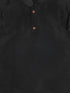Sishu Boy's Black Kurta And Maroon Cowl Dhoti Set