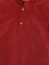 Boy's Maroon Kurta With Gold Dhoti Pant Set
