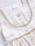Girl's' Cream Ethnic Combo Set