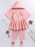 Girl's' Pink Ethnic Combo Set