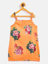 Sishu Girl's Multicolor-Base-Yellow Cotton Blend Kurta And Dhoti Set
