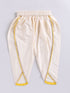 Girl's' Red And Cream Dhoti Kurta Set