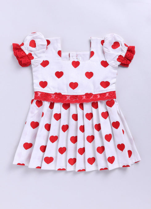 Girl's White Dress