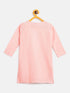 Sishu Girl's' Pink Viscose Kurta And Straight Pant Set