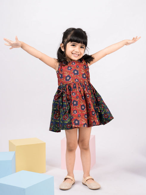 Girl's' Rust Dress