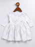 Girl's White Mirror Kurta