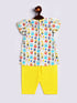 Girl's' Multi Color Kurta Set