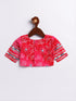 Girl's' Pink Lehenga Choli With Dupatta