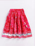Girl's' Pink Lehenga Choli With Dupatta