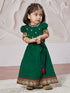Girl's' Green Lehenga Choli