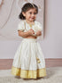 Girl's' White Lehenga Choli