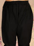 Girl's Black Mirror Kurta Pyjama Set