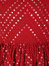Girl's Maroon Mirror Kurta