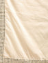 Men's Cream Mirror Jacket With Pleated Kurta Pyjama And Dupatta Set