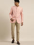 Men's Pink Ethnic Woven Jodhpuri