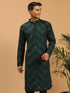 Men's Green Mirror Kurta