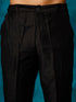 Men's Black Pleated Kurta