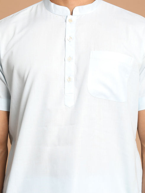 Men's Blue Work From Home Collection Cotton Pyjama Set