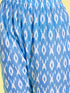 Girl's' Aqua Blue Kurta And Straight Pant Set