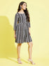 Girl's Black Pure Cotton Chikankari Kurta