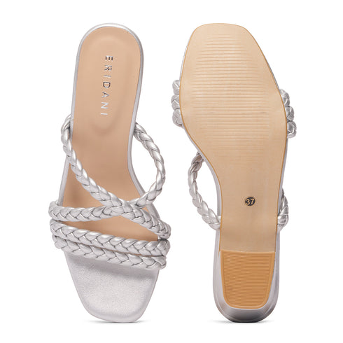 Valeria Woven Strappy Heels