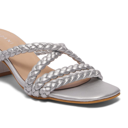 Valeria Woven Strappy Heels