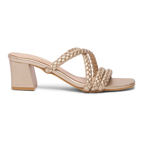 Valeria Woven Strappy Heels