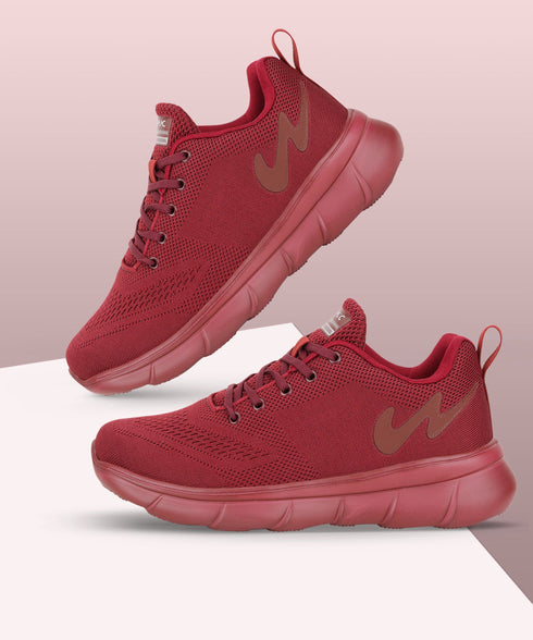 VIBGYOR Burgundy Men's Sneakers