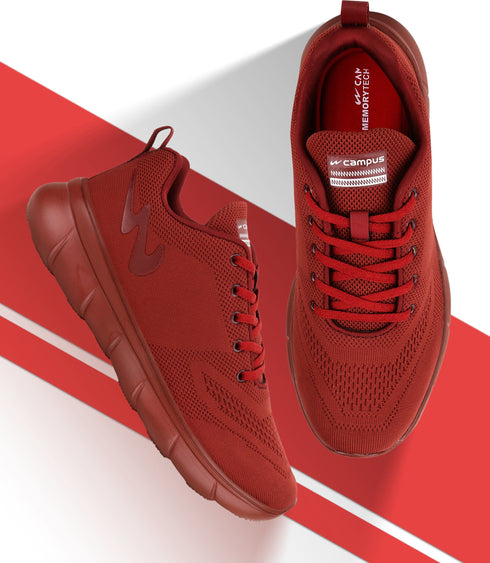 VIBGYOR Red Men's Sneakers