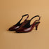Violet Slingback Pumps