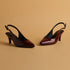 Violet Slingback Pumps