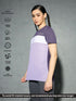 Women Colorblock Slim Fit Round Neck Sports T-shirt with TECHNOCOOL+